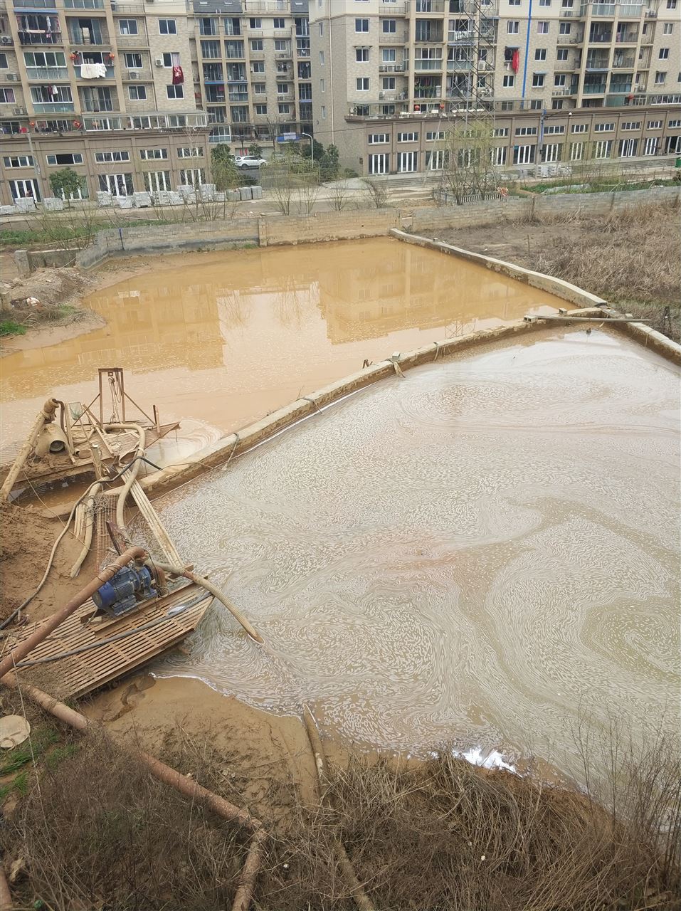 梅州沉淀池淤泥清理-厂区废水池淤泥清淤