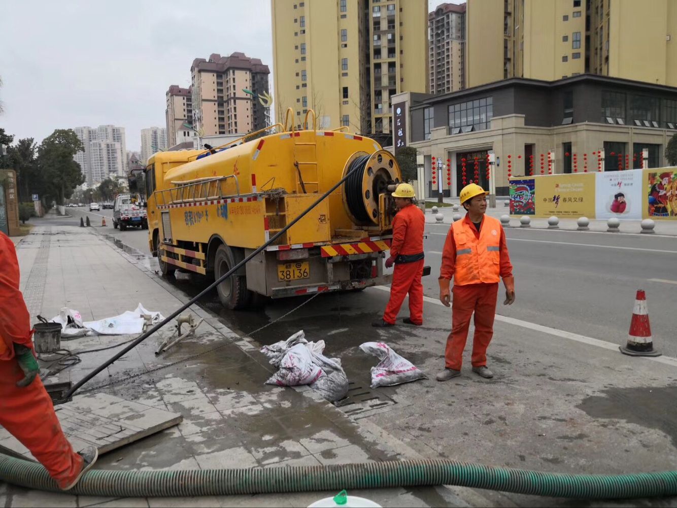 梅州排污管道清淤-管道清洗